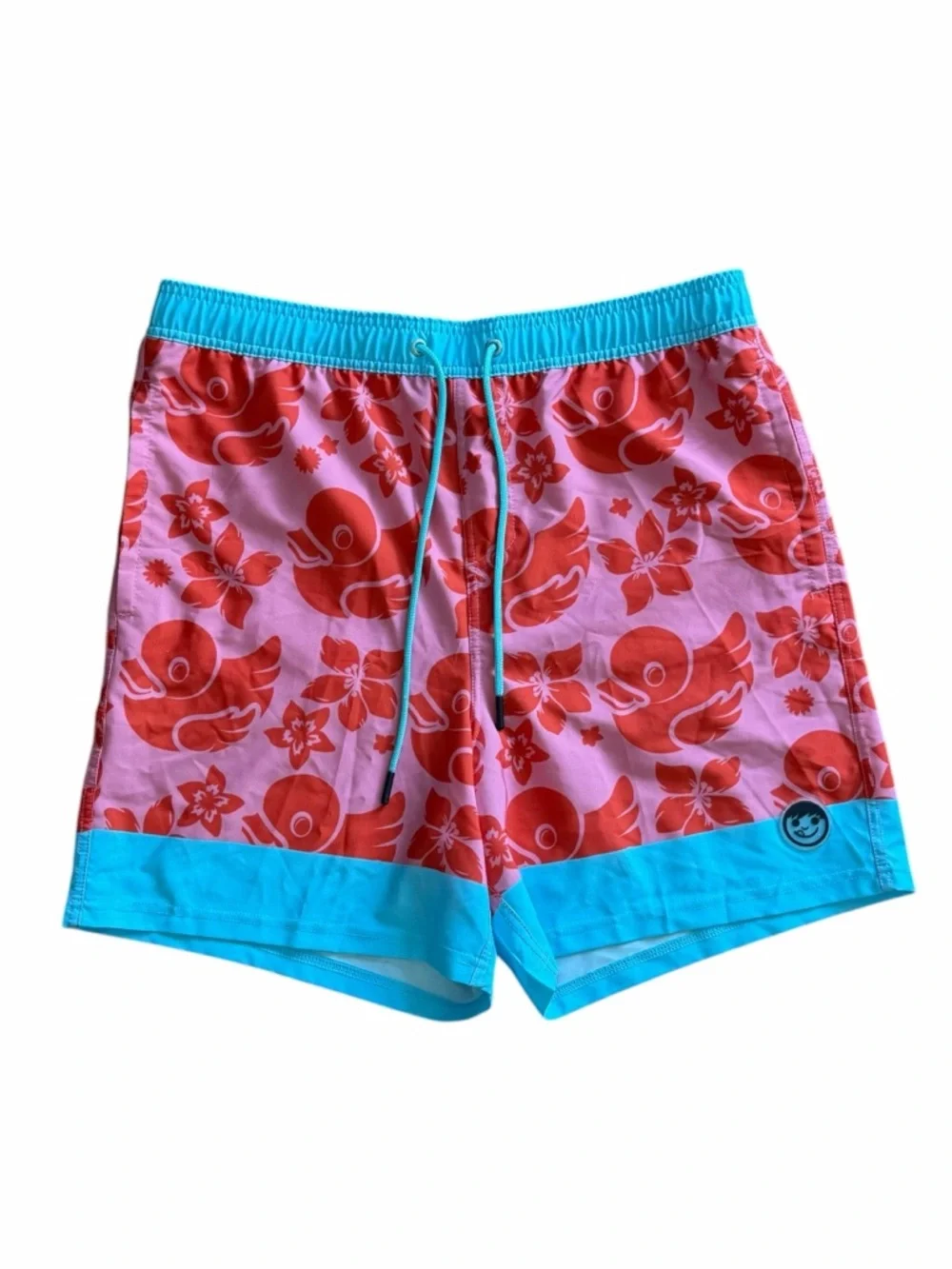 NWT NEFF Ducky Fade Swim Trunks Men’s Graphic Print Board Shorts Size L, XL